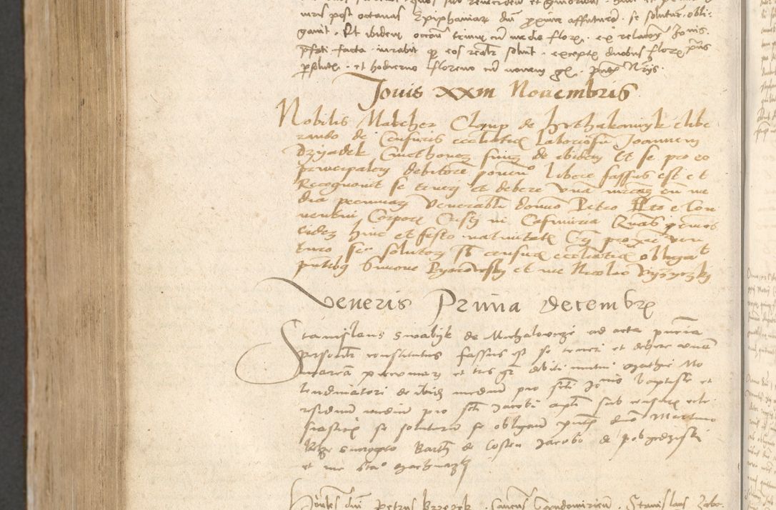 Zdjęcie nr 1057 dla obiektu archiwalnego: Acta obligationum coram reverendo patre domino Thoma Rosnowsky canonico et officiali generali Cracoviensi ad annum Domini 1518