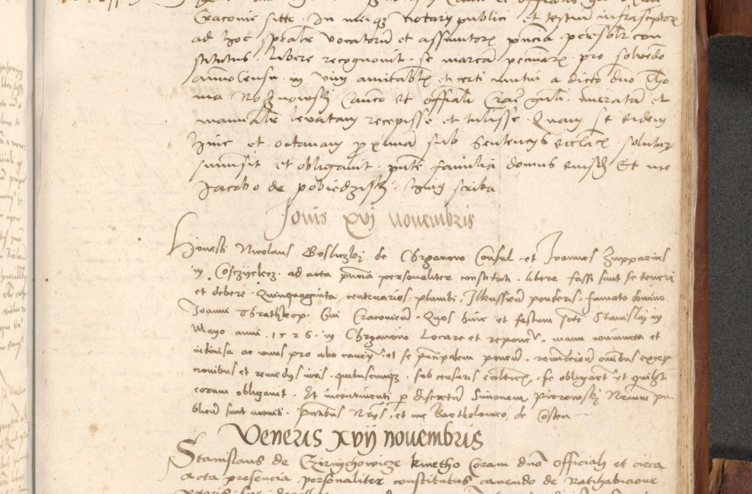 Zdjęcie nr 1056 dla obiektu archiwalnego: Acta obligationum coram reverendo patre domino Thoma Rosnowsky canonico et officiali generali Cracoviensi ad annum Domini 1518