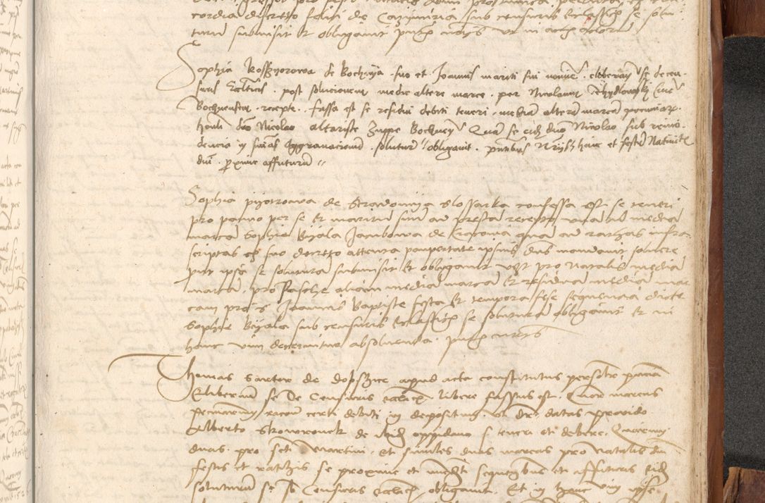 Zdjęcie nr 1050 dla obiektu archiwalnego: Acta obligationum coram reverendo patre domino Thoma Rosnowsky canonico et officiali generali Cracoviensi ad annum Domini 1518