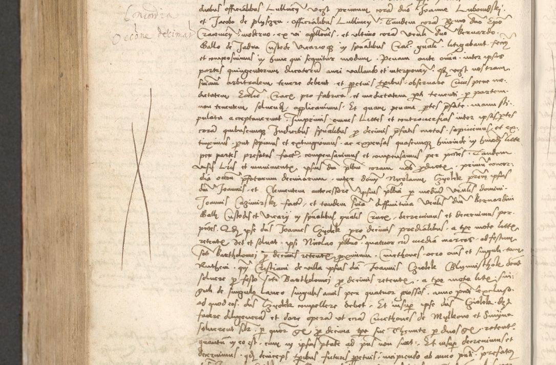 Zdjęcie nr 1045 dla obiektu archiwalnego: Acta obligationum coram reverendo patre domino Thoma Rosnowsky canonico et officiali generali Cracoviensi ad annum Domini 1518