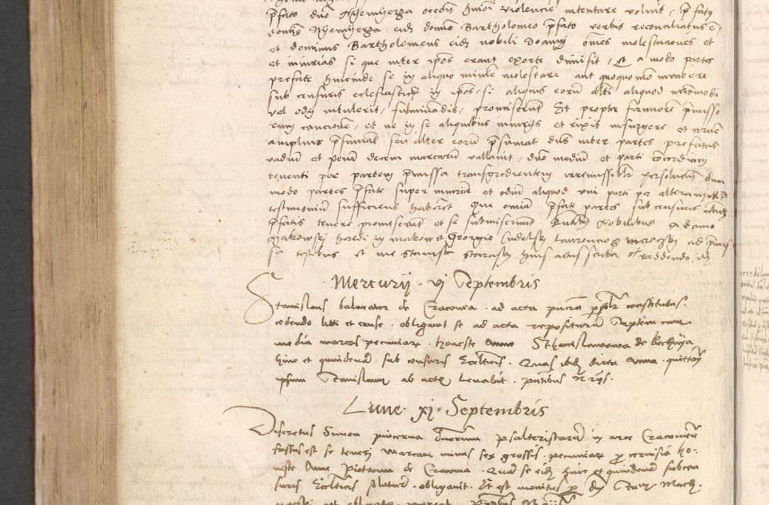 Zdjęcie nr 1041 dla obiektu archiwalnego: Acta obligationum coram reverendo patre domino Thoma Rosnowsky canonico et officiali generali Cracoviensi ad annum Domini 1518