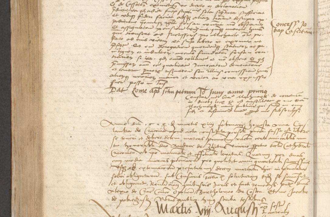 Zdjęcie nr 1035 dla obiektu archiwalnego: Acta obligationum coram reverendo patre domino Thoma Rosnowsky canonico et officiali generali Cracoviensi ad annum Domini 1518
