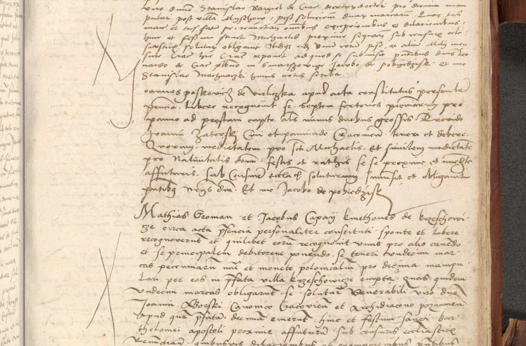 Zdjęcie nr 1026 dla obiektu archiwalnego: Acta obligationum coram reverendo patre domino Thoma Rosnowsky canonico et officiali generali Cracoviensi ad annum Domini 1518