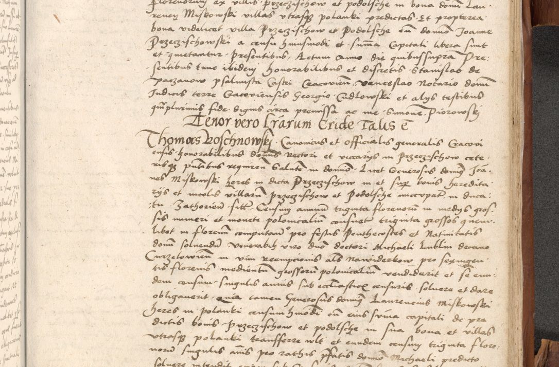 Zdjęcie nr 1022 dla obiektu archiwalnego: Acta obligationum coram reverendo patre domino Thoma Rosnowsky canonico et officiali generali Cracoviensi ad annum Domini 1518