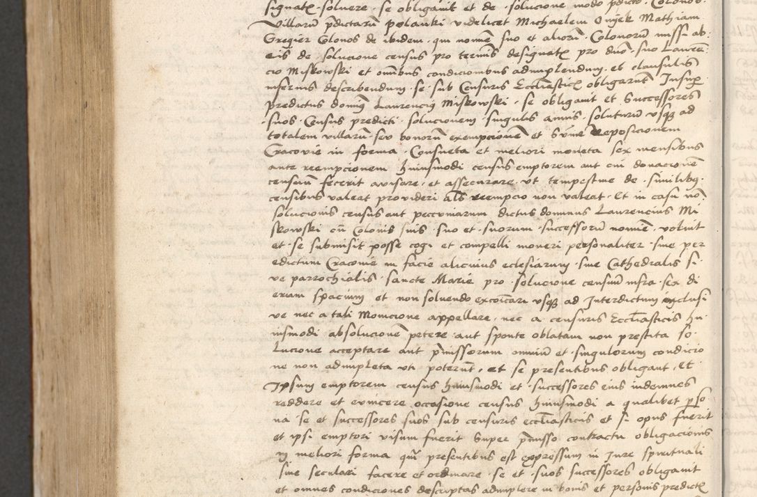 Zdjęcie nr 1021 dla obiektu archiwalnego: Acta obligationum coram reverendo patre domino Thoma Rosnowsky canonico et officiali generali Cracoviensi ad annum Domini 1518