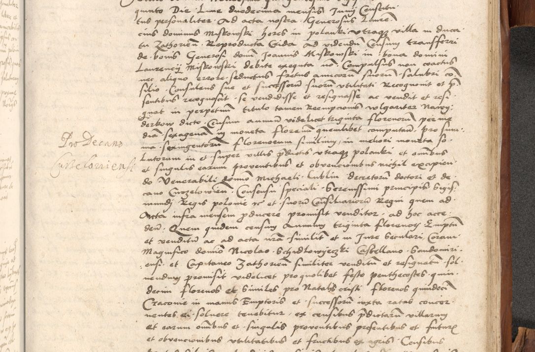 Zdjęcie nr 1020 dla obiektu archiwalnego: Acta obligationum coram reverendo patre domino Thoma Rosnowsky canonico et officiali generali Cracoviensi ad annum Domini 1518
