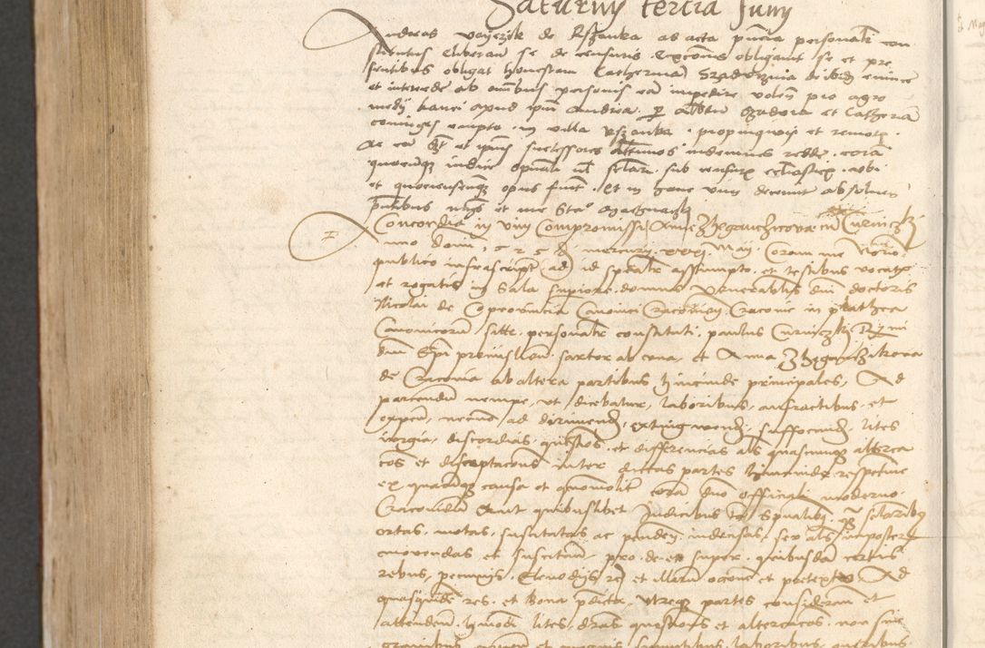 Zdjęcie nr 1013 dla obiektu archiwalnego: Acta obligationum coram reverendo patre domino Thoma Rosnowsky canonico et officiali generali Cracoviensi ad annum Domini 1518
