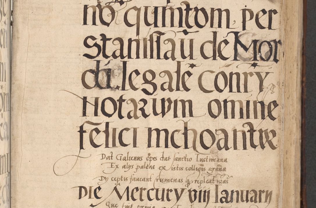 Zdjęcie nr 7 dla obiektu archiwalnego: INRI. Acta actorum, obligacionum et sentenciarum tam interlocutoriarum quam diffinitivarum coram reverendo patre ac egregio viro domino Jacobo Erciss[o]wski decretorum doctorem, canonico et officiali generali Cracoviensi ad annum Domini 1528, indicionem primam, pontificatus sanctissimi in Christo patris et domini domini Clementis divina probidendcia pape seprtimi, annum quintum, per Stanislaum de Mordi legalem consistorii notarium omine felici inchoantur