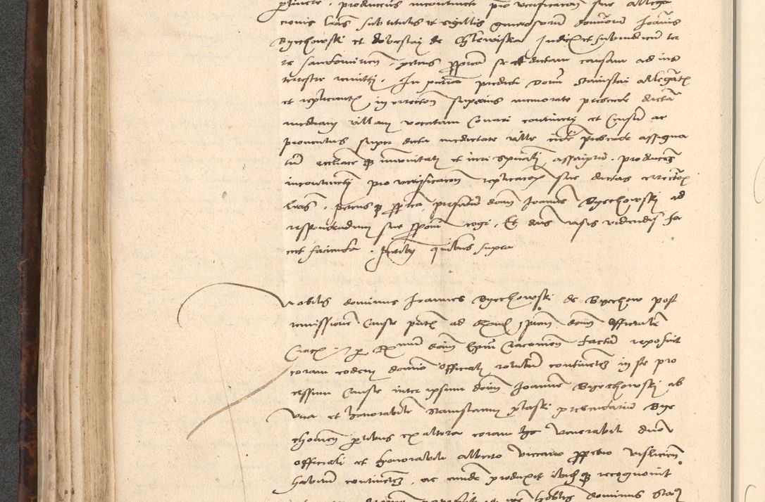 Zdjęcie nr 188 dla obiektu archiwalnego: INRI. Acta actorum, obligacionum et sentenciarum tam interlocutoriarum quam diffinitivarum coram reverendo patre ac egregio viro domino Jacobo Erciss[o]wski decretorum doctorem, canonico et officiali generali Cracoviensi ad annum Domini 1528, indicionem primam, pontificatus sanctissimi in Christo patris et domini domini Clementis divina probidendcia pape seprtimi, annum quintum, per Stanislaum de Mordi legalem consistorii notarium omine felici inchoantur