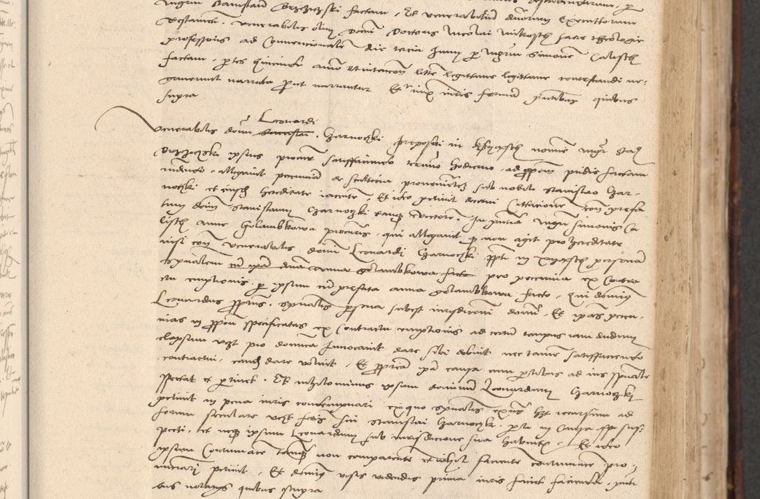 Zdjęcie nr 181 dla obiektu archiwalnego: INRI. Acta actorum, obligacionum et sentenciarum tam interlocutoriarum quam diffinitivarum coram reverendo patre ac egregio viro domino Jacobo Erciss[o]wski decretorum doctorem, canonico et officiali generali Cracoviensi ad annum Domini 1528, indicionem primam, pontificatus sanctissimi in Christo patris et domini domini Clementis divina probidendcia pape seprtimi, annum quintum, per Stanislaum de Mordi legalem consistorii notarium omine felici inchoantur