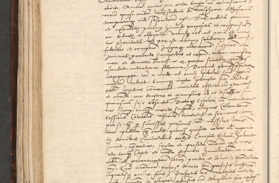 Zdjęcie nr 174 dla obiektu archiwalnego: INRI. Acta actorum, obligacionum et sentenciarum tam interlocutoriarum quam diffinitivarum coram reverendo patre ac egregio viro domino Jacobo Erciss[o]wski decretorum doctorem, canonico et officiali generali Cracoviensi ad annum Domini 1528, indicionem primam, pontificatus sanctissimi in Christo patris et domini domini Clementis divina probidendcia pape seprtimi, annum quintum, per Stanislaum de Mordi legalem consistorii notarium omine felici inchoantur