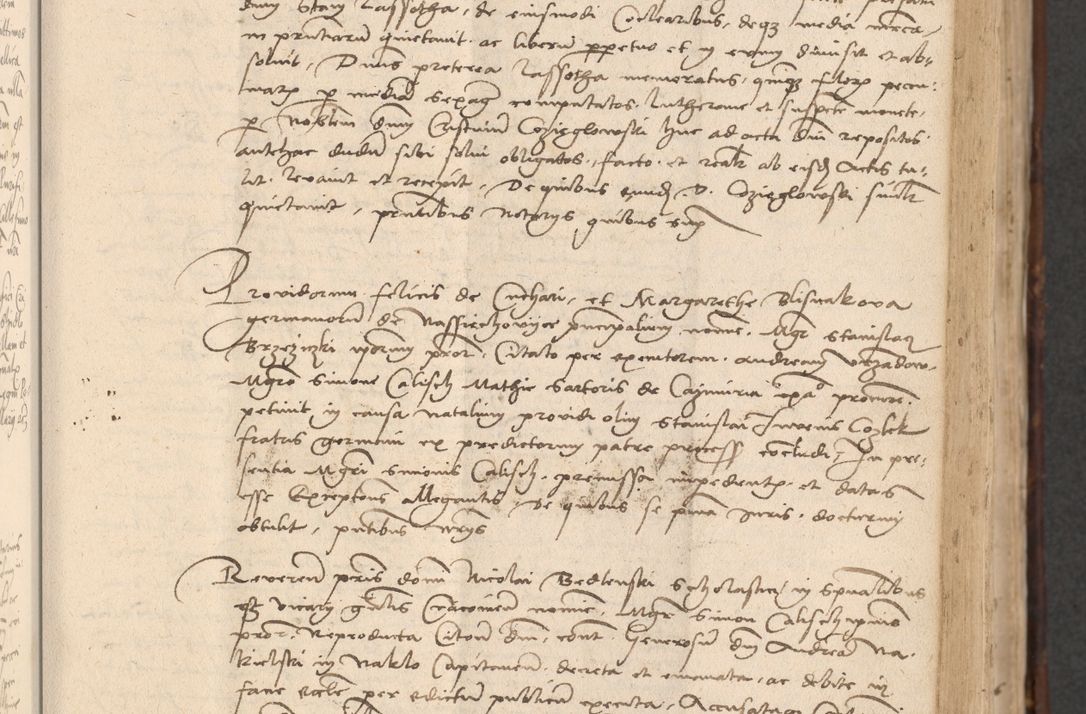 Zdjęcie nr 173 dla obiektu archiwalnego: INRI. Acta actorum, obligacionum et sentenciarum tam interlocutoriarum quam diffinitivarum coram reverendo patre ac egregio viro domino Jacobo Erciss[o]wski decretorum doctorem, canonico et officiali generali Cracoviensi ad annum Domini 1528, indicionem primam, pontificatus sanctissimi in Christo patris et domini domini Clementis divina probidendcia pape seprtimi, annum quintum, per Stanislaum de Mordi legalem consistorii notarium omine felici inchoantur