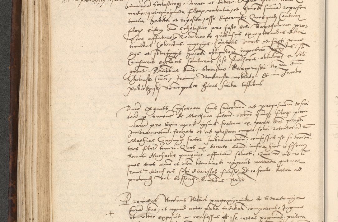 Zdjęcie nr 168 dla obiektu archiwalnego: INRI. Acta actorum, obligacionum et sentenciarum tam interlocutoriarum quam diffinitivarum coram reverendo patre ac egregio viro domino Jacobo Erciss[o]wski decretorum doctorem, canonico et officiali generali Cracoviensi ad annum Domini 1528, indicionem primam, pontificatus sanctissimi in Christo patris et domini domini Clementis divina probidendcia pape seprtimi, annum quintum, per Stanislaum de Mordi legalem consistorii notarium omine felici inchoantur
