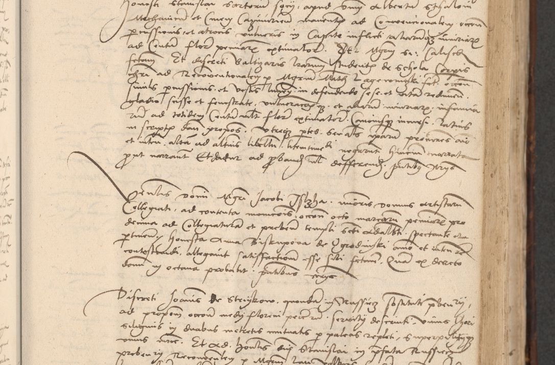 Zdjęcie nr 169 dla obiektu archiwalnego: INRI. Acta actorum, obligacionum et sentenciarum tam interlocutoriarum quam diffinitivarum coram reverendo patre ac egregio viro domino Jacobo Erciss[o]wski decretorum doctorem, canonico et officiali generali Cracoviensi ad annum Domini 1528, indicionem primam, pontificatus sanctissimi in Christo patris et domini domini Clementis divina probidendcia pape seprtimi, annum quintum, per Stanislaum de Mordi legalem consistorii notarium omine felici inchoantur