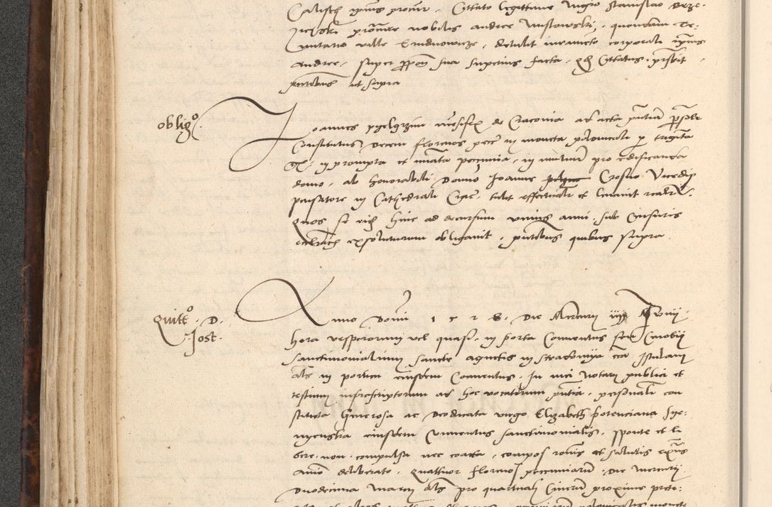 Zdjęcie nr 162 dla obiektu archiwalnego: INRI. Acta actorum, obligacionum et sentenciarum tam interlocutoriarum quam diffinitivarum coram reverendo patre ac egregio viro domino Jacobo Erciss[o]wski decretorum doctorem, canonico et officiali generali Cracoviensi ad annum Domini 1528, indicionem primam, pontificatus sanctissimi in Christo patris et domini domini Clementis divina probidendcia pape seprtimi, annum quintum, per Stanislaum de Mordi legalem consistorii notarium omine felici inchoantur