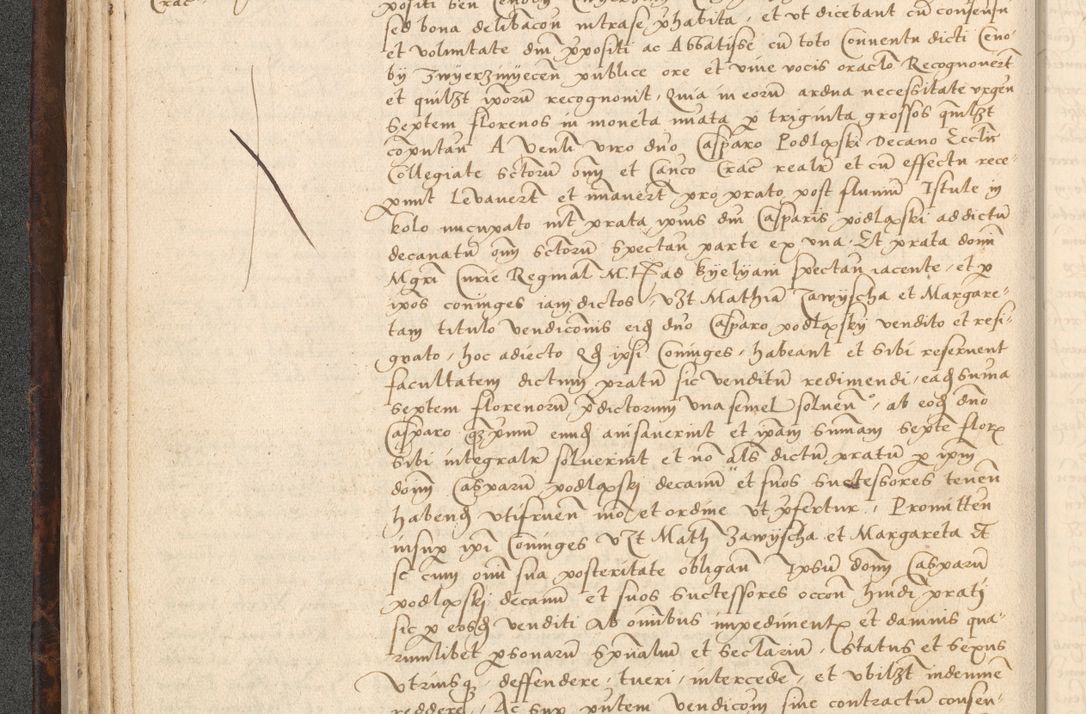 Zdjęcie nr 62 dla obiektu archiwalnego: INRI. Acta actorum, obligacionum et sentenciarum tam interlocutoriarum quam diffinitivarum coram reverendo patre ac egregio viro domino Jacobo Erciss[o]wski decretorum doctorem, canonico et officiali generali Cracoviensi ad annum Domini 1528, indicionem primam, pontificatus sanctissimi in Christo patris et domini domini Clementis divina probidendcia pape seprtimi, annum quintum, per Stanislaum de Mordi legalem consistorii notarium omine felici inchoantur