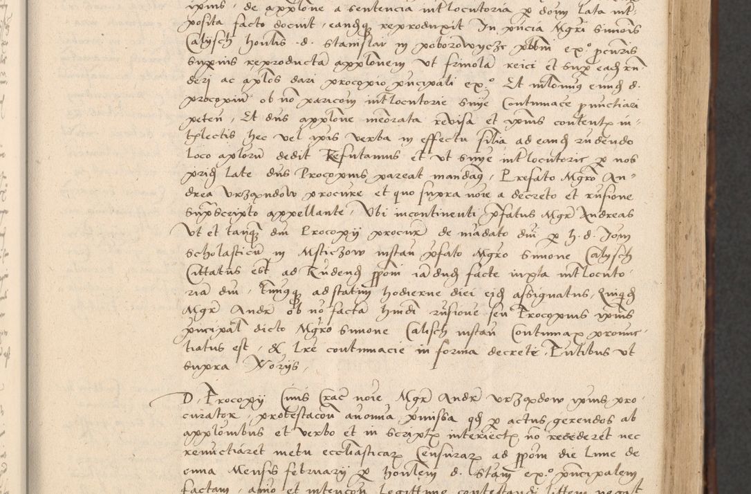 Zdjęcie nr 55 dla obiektu archiwalnego: INRI. Acta actorum, obligacionum et sentenciarum tam interlocutoriarum quam diffinitivarum coram reverendo patre ac egregio viro domino Jacobo Erciss[o]wski decretorum doctorem, canonico et officiali generali Cracoviensi ad annum Domini 1528, indicionem primam, pontificatus sanctissimi in Christo patris et domini domini Clementis divina probidendcia pape seprtimi, annum quintum, per Stanislaum de Mordi legalem consistorii notarium omine felici inchoantur