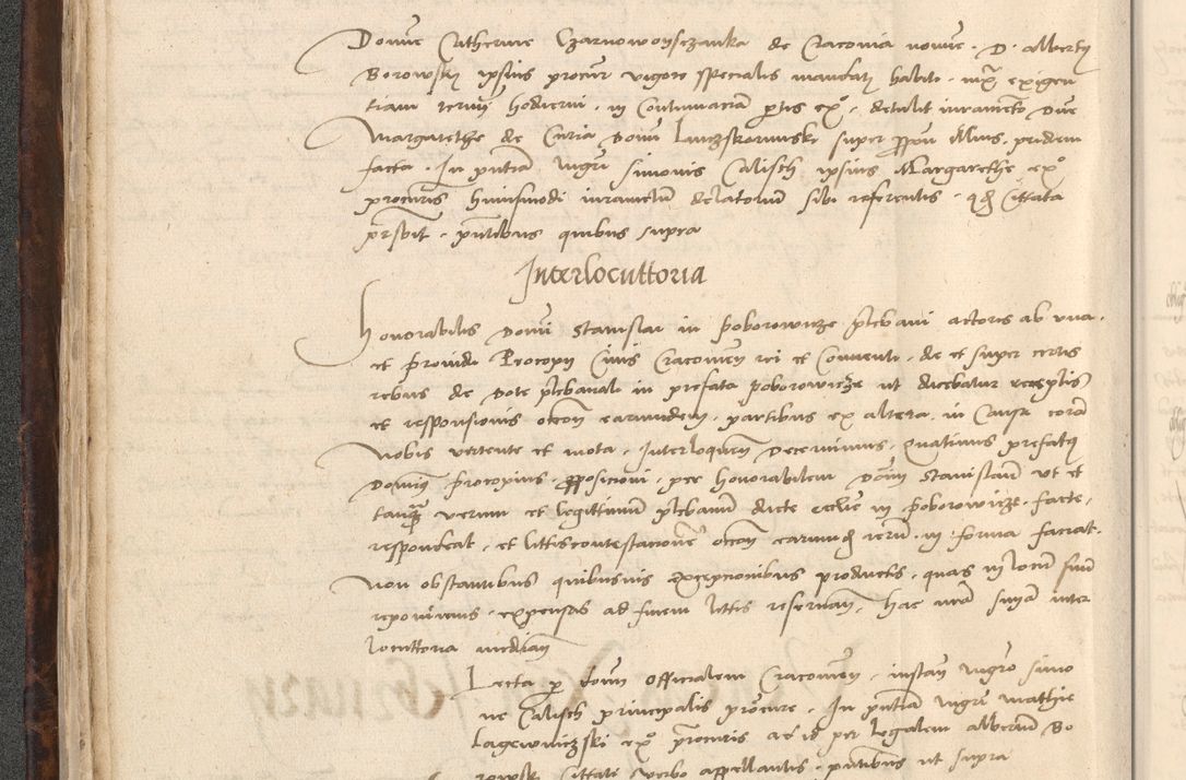 Zdjęcie nr 42 dla obiektu archiwalnego: INRI. Acta actorum, obligacionum et sentenciarum tam interlocutoriarum quam diffinitivarum coram reverendo patre ac egregio viro domino Jacobo Erciss[o]wski decretorum doctorem, canonico et officiali generali Cracoviensi ad annum Domini 1528, indicionem primam, pontificatus sanctissimi in Christo patris et domini domini Clementis divina probidendcia pape seprtimi, annum quintum, per Stanislaum de Mordi legalem consistorii notarium omine felici inchoantur
