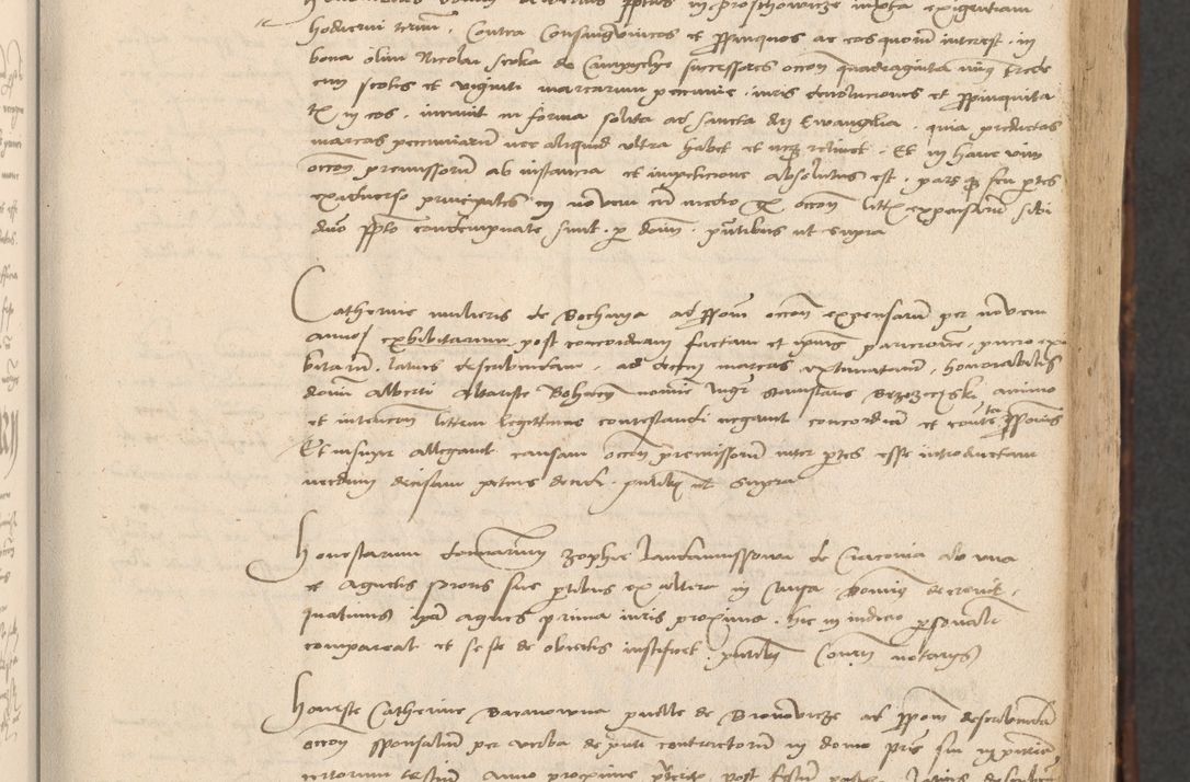 Zdjęcie nr 39 dla obiektu archiwalnego: INRI. Acta actorum, obligacionum et sentenciarum tam interlocutoriarum quam diffinitivarum coram reverendo patre ac egregio viro domino Jacobo Erciss[o]wski decretorum doctorem, canonico et officiali generali Cracoviensi ad annum Domini 1528, indicionem primam, pontificatus sanctissimi in Christo patris et domini domini Clementis divina probidendcia pape seprtimi, annum quintum, per Stanislaum de Mordi legalem consistorii notarium omine felici inchoantur