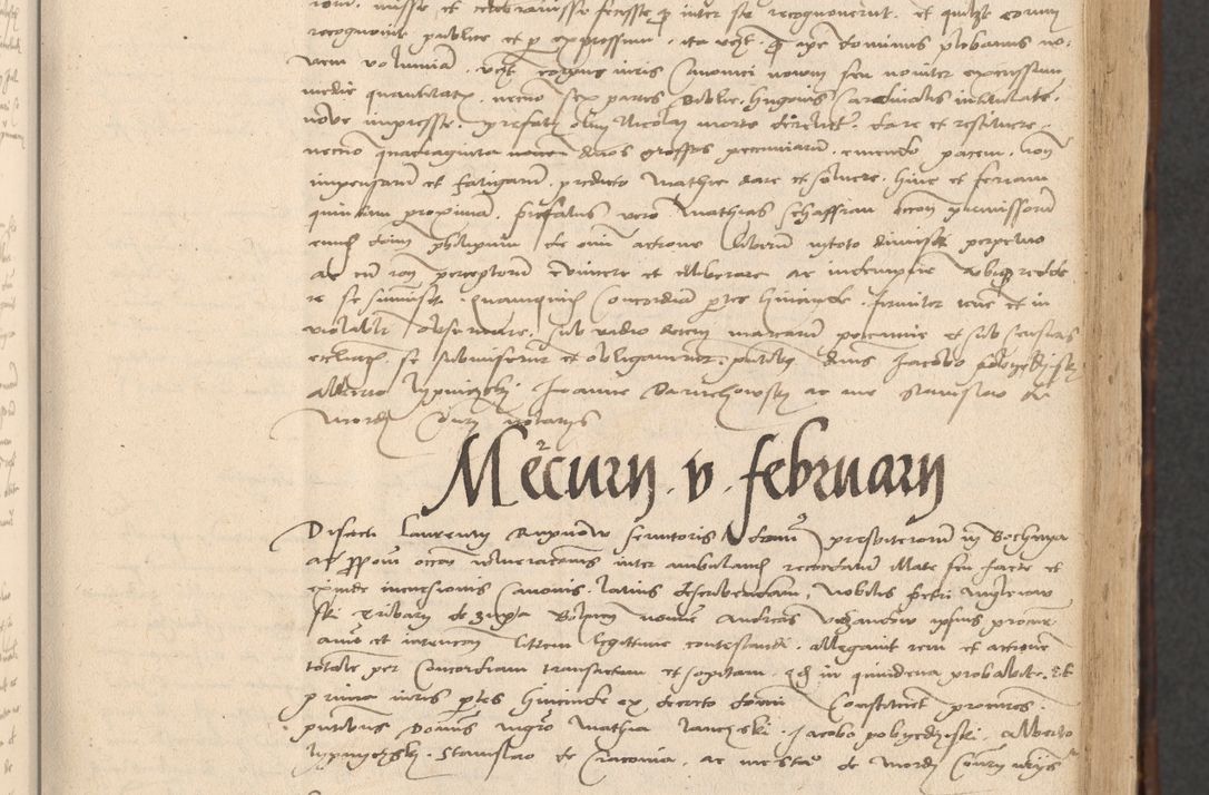 Zdjęcie nr 33 dla obiektu archiwalnego: INRI. Acta actorum, obligacionum et sentenciarum tam interlocutoriarum quam diffinitivarum coram reverendo patre ac egregio viro domino Jacobo Erciss[o]wski decretorum doctorem, canonico et officiali generali Cracoviensi ad annum Domini 1528, indicionem primam, pontificatus sanctissimi in Christo patris et domini domini Clementis divina probidendcia pape seprtimi, annum quintum, per Stanislaum de Mordi legalem consistorii notarium omine felici inchoantur