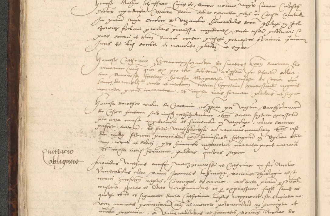 Zdjęcie nr 32 dla obiektu archiwalnego: INRI. Acta actorum, obligacionum et sentenciarum tam interlocutoriarum quam diffinitivarum coram reverendo patre ac egregio viro domino Jacobo Erciss[o]wski decretorum doctorem, canonico et officiali generali Cracoviensi ad annum Domini 1528, indicionem primam, pontificatus sanctissimi in Christo patris et domini domini Clementis divina probidendcia pape seprtimi, annum quintum, per Stanislaum de Mordi legalem consistorii notarium omine felici inchoantur