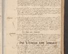 Zdjęcie nr 21 dla obiektu archiwalnego: INRI. Acta actorum, obligacionum et sentenciarum tam interlocutoriarum quam diffinitivarum coram reverendo patre ac egregio viro domino Jacobo Erciss[o]wski decretorum doctorem, canonico et officiali generali Cracoviensi ad annum Domini 1528, indicionem primam, pontificatus sanctissimi in Christo patris et domini domini Clementis divina probidendcia pape seprtimi, annum quintum, per Stanislaum de Mordi legalem consistorii notarium omine felici inchoantur