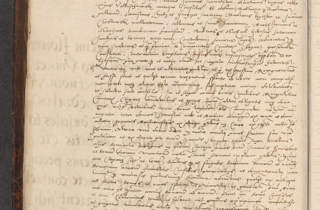 Zdjęcie nr 14 dla obiektu archiwalnego: INRI. Acta actorum, obligacionum et sentenciarum tam interlocutoriarum quam diffinitivarum coram reverendo patre ac egregio viro domino Jacobo Erciss[o]wski decretorum doctorem, canonico et officiali generali Cracoviensi ad annum Domini 1528, indicionem primam, pontificatus sanctissimi in Christo patris et domini domini Clementis divina probidendcia pape seprtimi, annum quintum, per Stanislaum de Mordi legalem consistorii notarium omine felici inchoantur