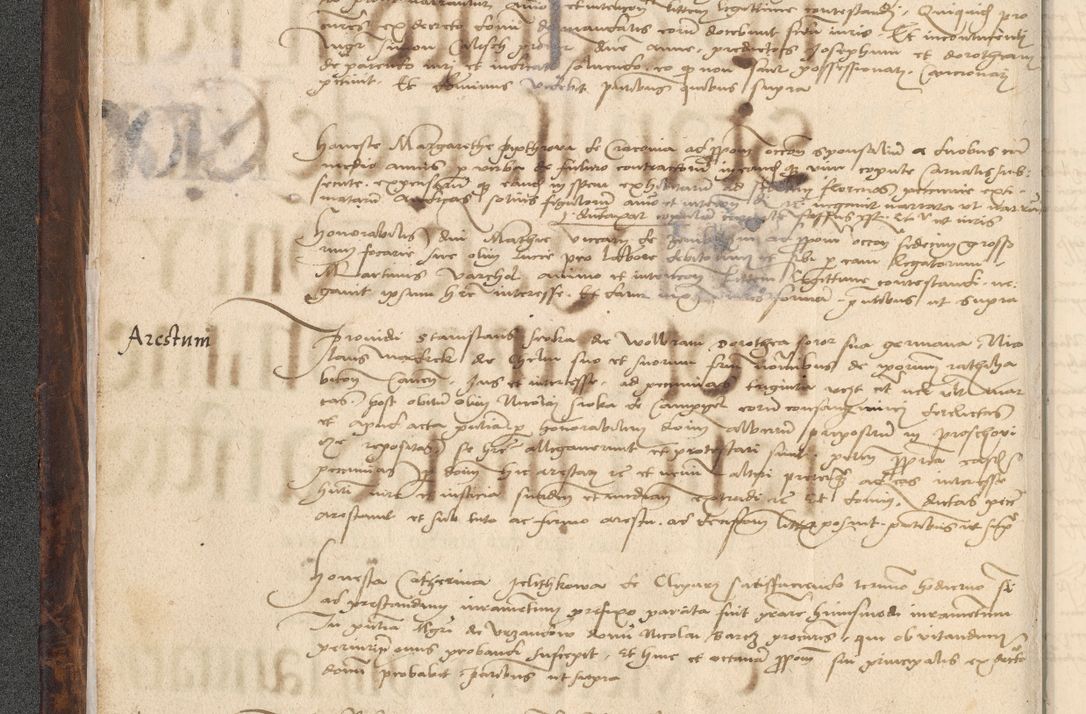 Zdjęcie nr 8 dla obiektu archiwalnego: INRI. Acta actorum, obligacionum et sentenciarum tam interlocutoriarum quam diffinitivarum coram reverendo patre ac egregio viro domino Jacobo Erciss[o]wski decretorum doctorem, canonico et officiali generali Cracoviensi ad annum Domini 1528, indicionem primam, pontificatus sanctissimi in Christo patris et domini domini Clementis divina probidendcia pape seprtimi, annum quintum, per Stanislaum de Mordi legalem consistorii notarium omine felici inchoantur