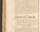 Zdjęcie nr 376 dla obiektu archiwalnego: INRI. Acta actorum, obligacionum et sentenciarum tam interlocutoriarum quam diffinitivarum coram reverendo patre ac egregio viro domino Jacobo Erciss[o]wski decretorum doctorem, canonico et officiali generali Cracoviensi ad annum Domini 1528, indicionem primam, pontificatus sanctissimi in Christo patris et domini domini Clementis divina probidendcia pape seprtimi, annum quintum, per Stanislaum de Mordi legalem consistorii notarium omine felici inchoantur