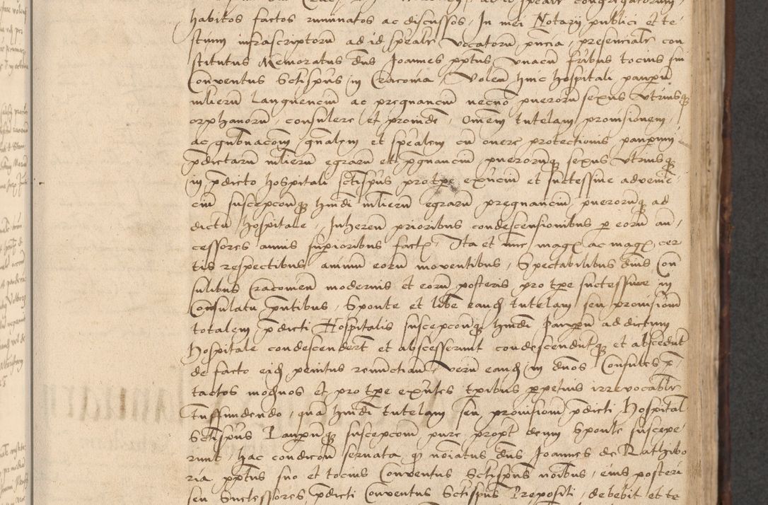 Zdjęcie nr 365 dla obiektu archiwalnego: INRI. Acta actorum, obligacionum et sentenciarum tam interlocutoriarum quam diffinitivarum coram reverendo patre ac egregio viro domino Jacobo Erciss[o]wski decretorum doctorem, canonico et officiali generali Cracoviensi ad annum Domini 1528, indicionem primam, pontificatus sanctissimi in Christo patris et domini domini Clementis divina probidendcia pape seprtimi, annum quintum, per Stanislaum de Mordi legalem consistorii notarium omine felici inchoantur