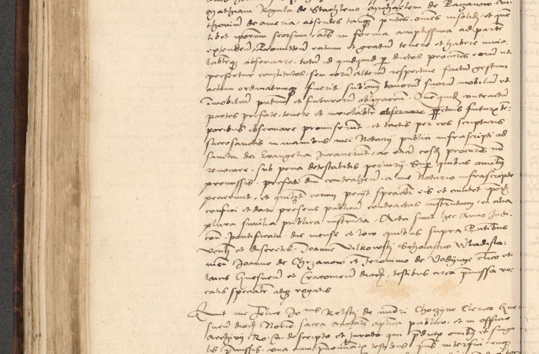 Zdjęcie nr 352 dla obiektu archiwalnego: INRI. Acta actorum, obligacionum et sentenciarum tam interlocutoriarum quam diffinitivarum coram reverendo patre ac egregio viro domino Jacobo Erciss[o]wski decretorum doctorem, canonico et officiali generali Cracoviensi ad annum Domini 1528, indicionem primam, pontificatus sanctissimi in Christo patris et domini domini Clementis divina probidendcia pape seprtimi, annum quintum, per Stanislaum de Mordi legalem consistorii notarium omine felici inchoantur