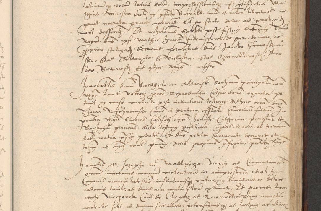 Zdjęcie nr 335 dla obiektu archiwalnego: INRI. Acta actorum, obligacionum et sentenciarum tam interlocutoriarum quam diffinitivarum coram reverendo patre ac egregio viro domino Jacobo Erciss[o]wski decretorum doctorem, canonico et officiali generali Cracoviensi ad annum Domini 1528, indicionem primam, pontificatus sanctissimi in Christo patris et domini domini Clementis divina probidendcia pape seprtimi, annum quintum, per Stanislaum de Mordi legalem consistorii notarium omine felici inchoantur
