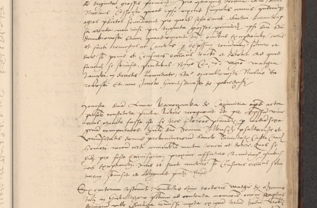 Zdjęcie nr 331 dla obiektu archiwalnego: INRI. Acta actorum, obligacionum et sentenciarum tam interlocutoriarum quam diffinitivarum coram reverendo patre ac egregio viro domino Jacobo Erciss[o]wski decretorum doctorem, canonico et officiali generali Cracoviensi ad annum Domini 1528, indicionem primam, pontificatus sanctissimi in Christo patris et domini domini Clementis divina probidendcia pape seprtimi, annum quintum, per Stanislaum de Mordi legalem consistorii notarium omine felici inchoantur