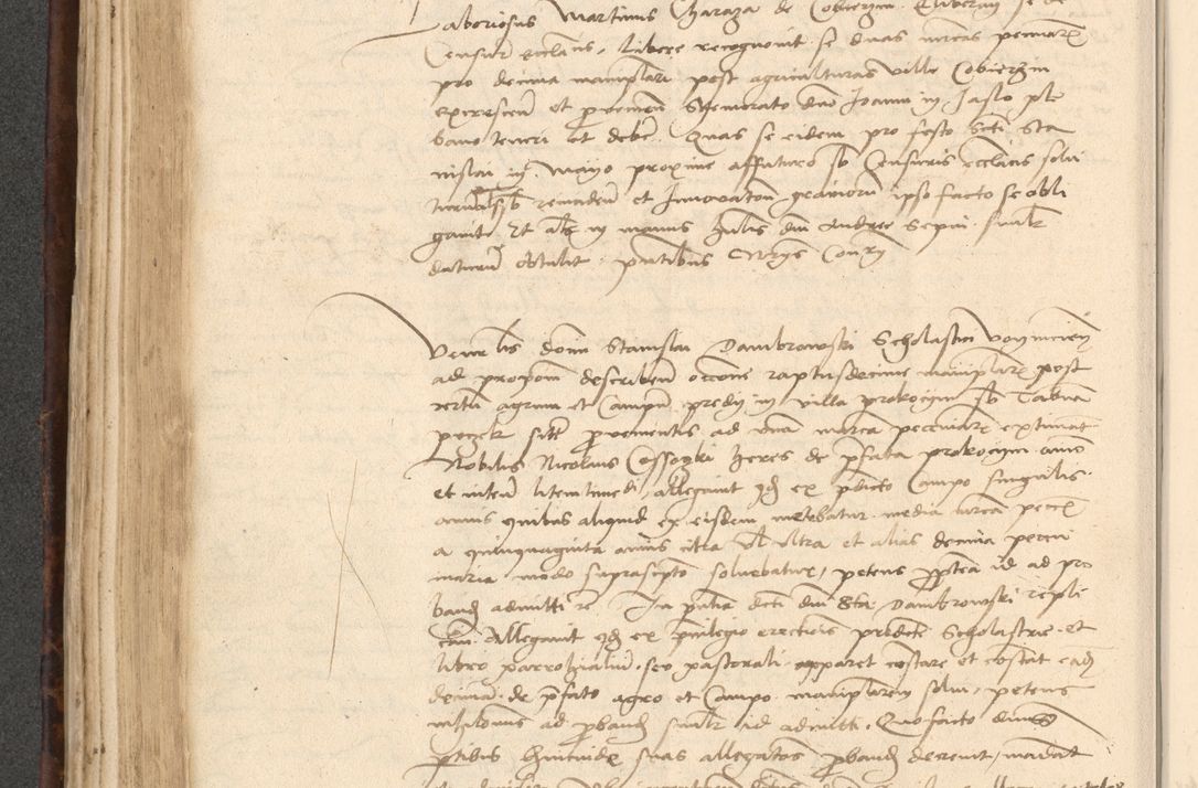 Zdjęcie nr 324 dla obiektu archiwalnego: INRI. Acta actorum, obligacionum et sentenciarum tam interlocutoriarum quam diffinitivarum coram reverendo patre ac egregio viro domino Jacobo Erciss[o]wski decretorum doctorem, canonico et officiali generali Cracoviensi ad annum Domini 1528, indicionem primam, pontificatus sanctissimi in Christo patris et domini domini Clementis divina probidendcia pape seprtimi, annum quintum, per Stanislaum de Mordi legalem consistorii notarium omine felici inchoantur