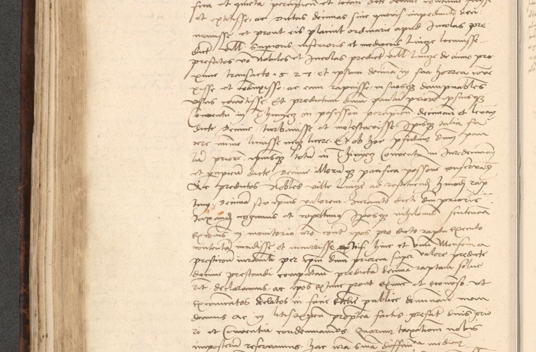 Zdjęcie nr 322 dla obiektu archiwalnego: INRI. Acta actorum, obligacionum et sentenciarum tam interlocutoriarum quam diffinitivarum coram reverendo patre ac egregio viro domino Jacobo Erciss[o]wski decretorum doctorem, canonico et officiali generali Cracoviensi ad annum Domini 1528, indicionem primam, pontificatus sanctissimi in Christo patris et domini domini Clementis divina probidendcia pape seprtimi, annum quintum, per Stanislaum de Mordi legalem consistorii notarium omine felici inchoantur