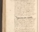 Zdjęcie nr 290 dla obiektu archiwalnego: INRI. Acta actorum, obligacionum et sentenciarum tam interlocutoriarum quam diffinitivarum coram reverendo patre ac egregio viro domino Jacobo Erciss[o]wski decretorum doctorem, canonico et officiali generali Cracoviensi ad annum Domini 1528, indicionem primam, pontificatus sanctissimi in Christo patris et domini domini Clementis divina probidendcia pape seprtimi, annum quintum, per Stanislaum de Mordi legalem consistorii notarium omine felici inchoantur