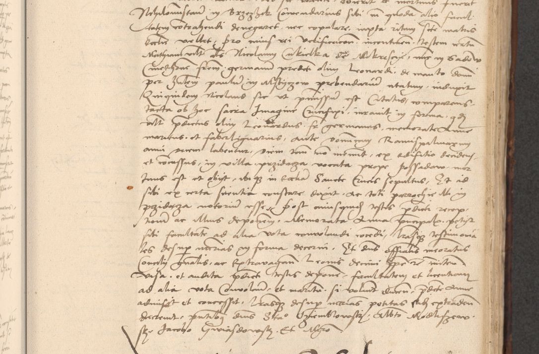Zdjęcie nr 287 dla obiektu archiwalnego: INRI. Acta actorum, obligacionum et sentenciarum tam interlocutoriarum quam diffinitivarum coram reverendo patre ac egregio viro domino Jacobo Erciss[o]wski decretorum doctorem, canonico et officiali generali Cracoviensi ad annum Domini 1528, indicionem primam, pontificatus sanctissimi in Christo patris et domini domini Clementis divina probidendcia pape seprtimi, annum quintum, per Stanislaum de Mordi legalem consistorii notarium omine felici inchoantur