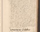 Zdjęcie nr 287 dla obiektu archiwalnego: INRI. Acta actorum, obligacionum et sentenciarum tam interlocutoriarum quam diffinitivarum coram reverendo patre ac egregio viro domino Jacobo Erciss[o]wski decretorum doctorem, canonico et officiali generali Cracoviensi ad annum Domini 1528, indicionem primam, pontificatus sanctissimi in Christo patris et domini domini Clementis divina probidendcia pape seprtimi, annum quintum, per Stanislaum de Mordi legalem consistorii notarium omine felici inchoantur