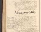 Zdjęcie nr 282 dla obiektu archiwalnego: INRI. Acta actorum, obligacionum et sentenciarum tam interlocutoriarum quam diffinitivarum coram reverendo patre ac egregio viro domino Jacobo Erciss[o]wski decretorum doctorem, canonico et officiali generali Cracoviensi ad annum Domini 1528, indicionem primam, pontificatus sanctissimi in Christo patris et domini domini Clementis divina probidendcia pape seprtimi, annum quintum, per Stanislaum de Mordi legalem consistorii notarium omine felici inchoantur
