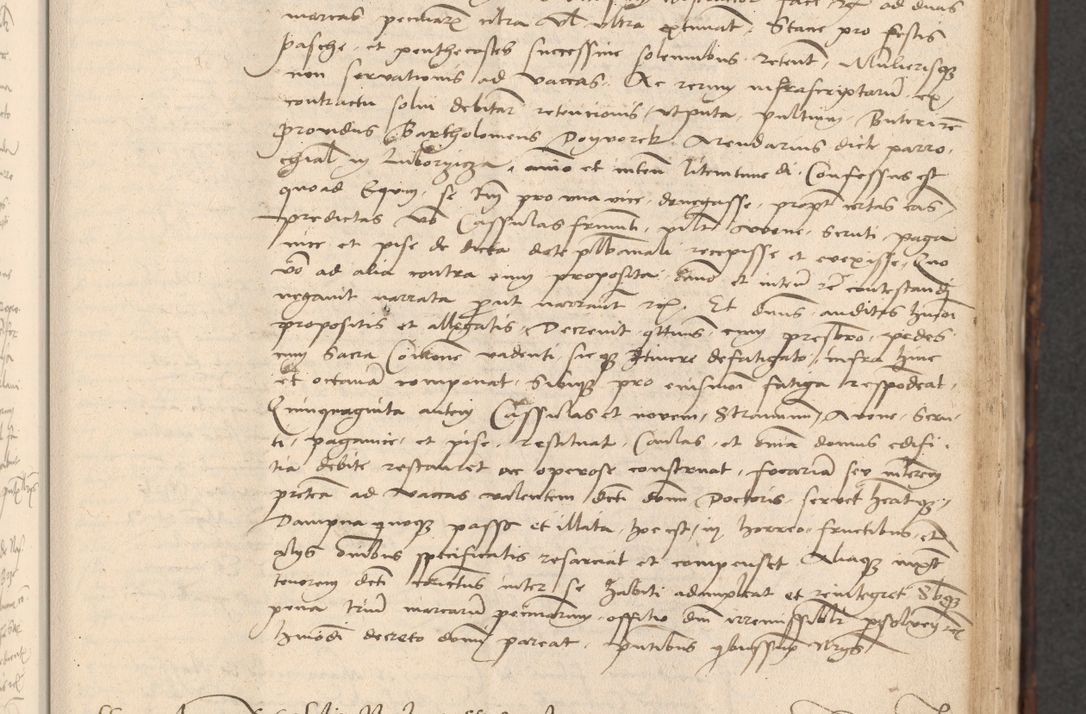 Zdjęcie nr 251 dla obiektu archiwalnego: INRI. Acta actorum, obligacionum et sentenciarum tam interlocutoriarum quam diffinitivarum coram reverendo patre ac egregio viro domino Jacobo Erciss[o]wski decretorum doctorem, canonico et officiali generali Cracoviensi ad annum Domini 1528, indicionem primam, pontificatus sanctissimi in Christo patris et domini domini Clementis divina probidendcia pape seprtimi, annum quintum, per Stanislaum de Mordi legalem consistorii notarium omine felici inchoantur