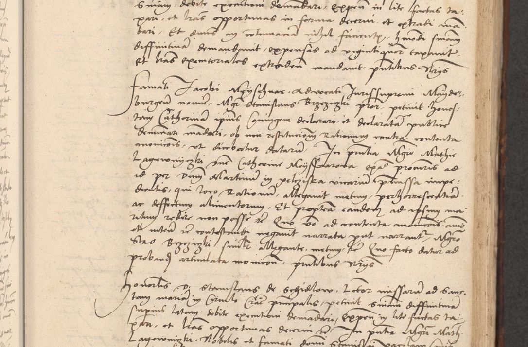 Zdjęcie nr 241 dla obiektu archiwalnego: INRI. Acta actorum, obligacionum et sentenciarum tam interlocutoriarum quam diffinitivarum coram reverendo patre ac egregio viro domino Jacobo Erciss[o]wski decretorum doctorem, canonico et officiali generali Cracoviensi ad annum Domini 1528, indicionem primam, pontificatus sanctissimi in Christo patris et domini domini Clementis divina probidendcia pape seprtimi, annum quintum, per Stanislaum de Mordi legalem consistorii notarium omine felici inchoantur