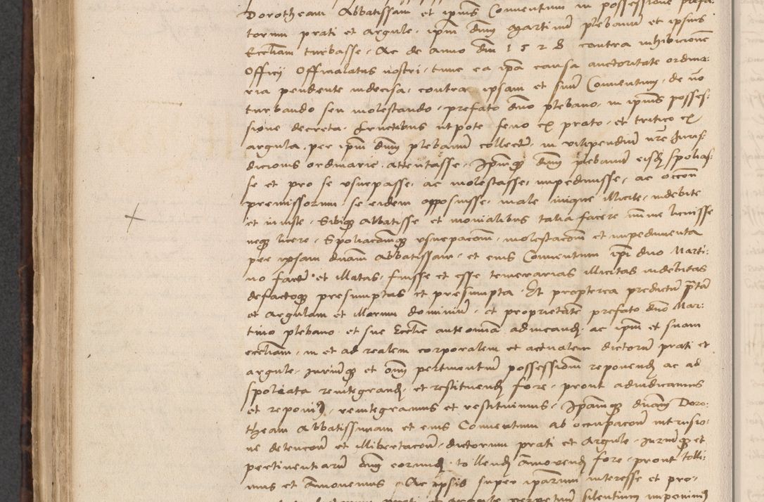 Zdjęcie nr 554 dla obiektu archiwalnego: INRI. Acta actorum, obligacionum et sentenciarum tam interlocutoriarum quam diffinitivarum coram reverendo patre ac egregio viro domino Jacobo Erciss[o]wski decretorum doctorem, canonico et officiali generali Cracoviensi ad annum Domini 1528, indicionem primam, pontificatus sanctissimi in Christo patris et domini domini Clementis divina probidendcia pape seprtimi, annum quintum, per Stanislaum de Mordi legalem consistorii notarium omine felici inchoantur