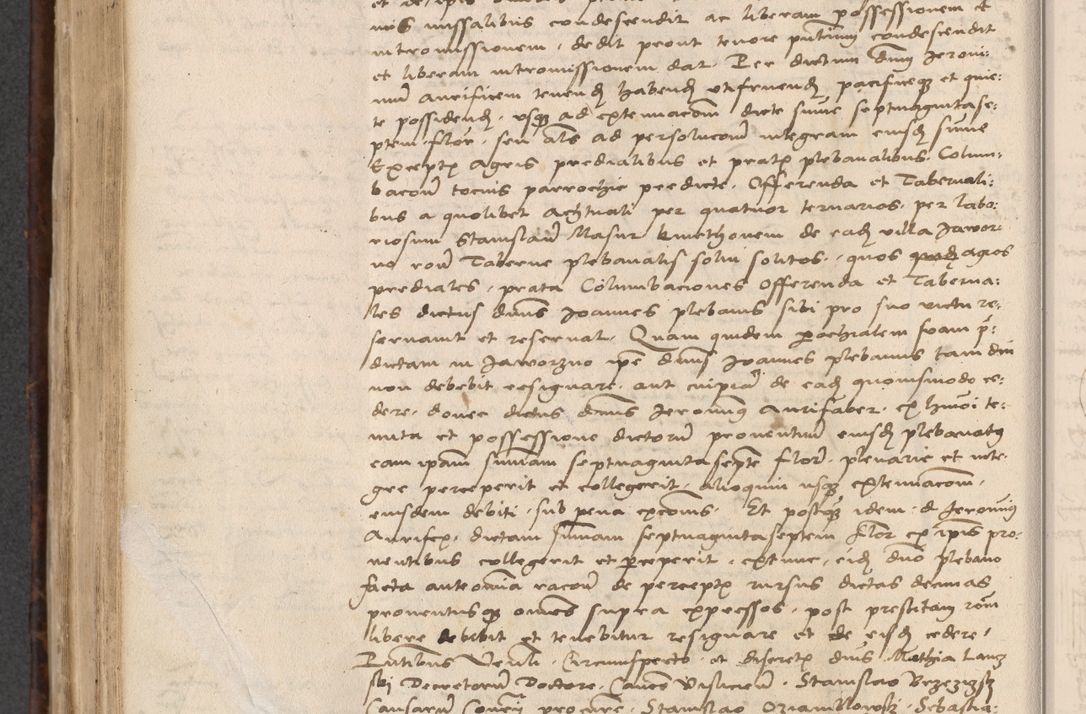 Zdjęcie nr 544 dla obiektu archiwalnego: INRI. Acta actorum, obligacionum et sentenciarum tam interlocutoriarum quam diffinitivarum coram reverendo patre ac egregio viro domino Jacobo Erciss[o]wski decretorum doctorem, canonico et officiali generali Cracoviensi ad annum Domini 1528, indicionem primam, pontificatus sanctissimi in Christo patris et domini domini Clementis divina probidendcia pape seprtimi, annum quintum, per Stanislaum de Mordi legalem consistorii notarium omine felici inchoantur