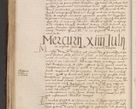 Zdjęcie nr 538 dla obiektu archiwalnego: INRI. Acta actorum, obligacionum et sentenciarum tam interlocutoriarum quam diffinitivarum coram reverendo patre ac egregio viro domino Jacobo Erciss[o]wski decretorum doctorem, canonico et officiali generali Cracoviensi ad annum Domini 1528, indicionem primam, pontificatus sanctissimi in Christo patris et domini domini Clementis divina probidendcia pape seprtimi, annum quintum, per Stanislaum de Mordi legalem consistorii notarium omine felici inchoantur