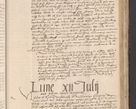 Zdjęcie nr 533 dla obiektu archiwalnego: INRI. Acta actorum, obligacionum et sentenciarum tam interlocutoriarum quam diffinitivarum coram reverendo patre ac egregio viro domino Jacobo Erciss[o]wski decretorum doctorem, canonico et officiali generali Cracoviensi ad annum Domini 1528, indicionem primam, pontificatus sanctissimi in Christo patris et domini domini Clementis divina probidendcia pape seprtimi, annum quintum, per Stanislaum de Mordi legalem consistorii notarium omine felici inchoantur