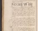 Zdjęcie nr 526 dla obiektu archiwalnego: INRI. Acta actorum, obligacionum et sentenciarum tam interlocutoriarum quam diffinitivarum coram reverendo patre ac egregio viro domino Jacobo Erciss[o]wski decretorum doctorem, canonico et officiali generali Cracoviensi ad annum Domini 1528, indicionem primam, pontificatus sanctissimi in Christo patris et domini domini Clementis divina probidendcia pape seprtimi, annum quintum, per Stanislaum de Mordi legalem consistorii notarium omine felici inchoantur