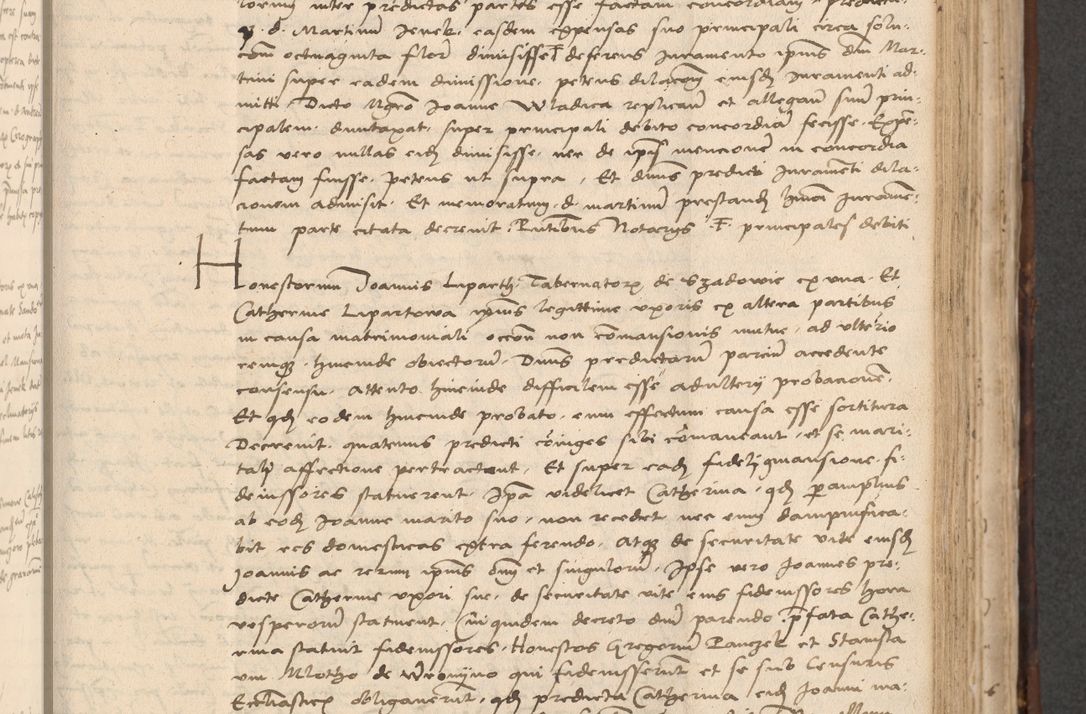 Zdjęcie nr 511 dla obiektu archiwalnego: INRI. Acta actorum, obligacionum et sentenciarum tam interlocutoriarum quam diffinitivarum coram reverendo patre ac egregio viro domino Jacobo Erciss[o]wski decretorum doctorem, canonico et officiali generali Cracoviensi ad annum Domini 1528, indicionem primam, pontificatus sanctissimi in Christo patris et domini domini Clementis divina probidendcia pape seprtimi, annum quintum, per Stanislaum de Mordi legalem consistorii notarium omine felici inchoantur