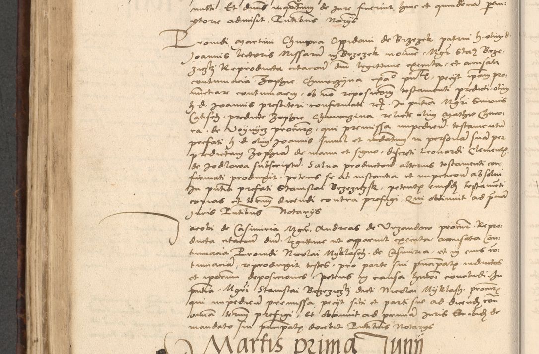 Zdjęcie nr 496 dla obiektu archiwalnego: INRI. Acta actorum, obligacionum et sentenciarum tam interlocutoriarum quam diffinitivarum coram reverendo patre ac egregio viro domino Jacobo Erciss[o]wski decretorum doctorem, canonico et officiali generali Cracoviensi ad annum Domini 1528, indicionem primam, pontificatus sanctissimi in Christo patris et domini domini Clementis divina probidendcia pape seprtimi, annum quintum, per Stanislaum de Mordi legalem consistorii notarium omine felici inchoantur