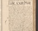 Zdjęcie nr 489 dla obiektu archiwalnego: INRI. Acta actorum, obligacionum et sentenciarum tam interlocutoriarum quam diffinitivarum coram reverendo patre ac egregio viro domino Jacobo Erciss[o]wski decretorum doctorem, canonico et officiali generali Cracoviensi ad annum Domini 1528, indicionem primam, pontificatus sanctissimi in Christo patris et domini domini Clementis divina probidendcia pape seprtimi, annum quintum, per Stanislaum de Mordi legalem consistorii notarium omine felici inchoantur