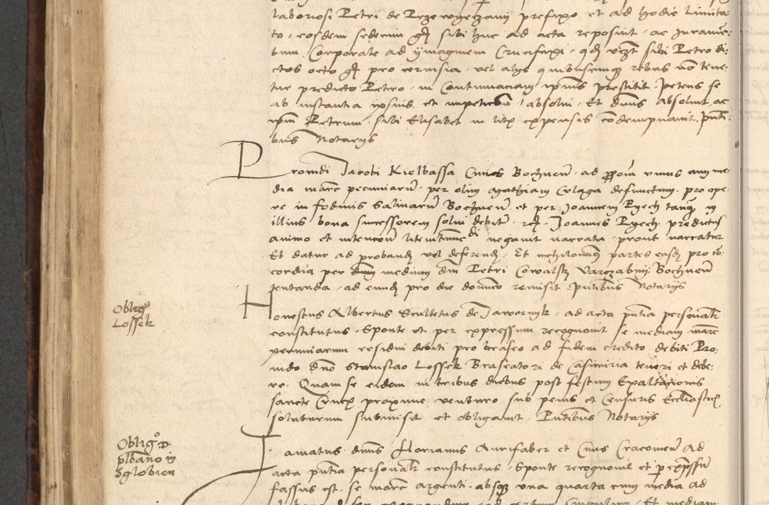 Zdjęcie nr 488 dla obiektu archiwalnego: INRI. Acta actorum, obligacionum et sentenciarum tam interlocutoriarum quam diffinitivarum coram reverendo patre ac egregio viro domino Jacobo Erciss[o]wski decretorum doctorem, canonico et officiali generali Cracoviensi ad annum Domini 1528, indicionem primam, pontificatus sanctissimi in Christo patris et domini domini Clementis divina probidendcia pape seprtimi, annum quintum, per Stanislaum de Mordi legalem consistorii notarium omine felici inchoantur